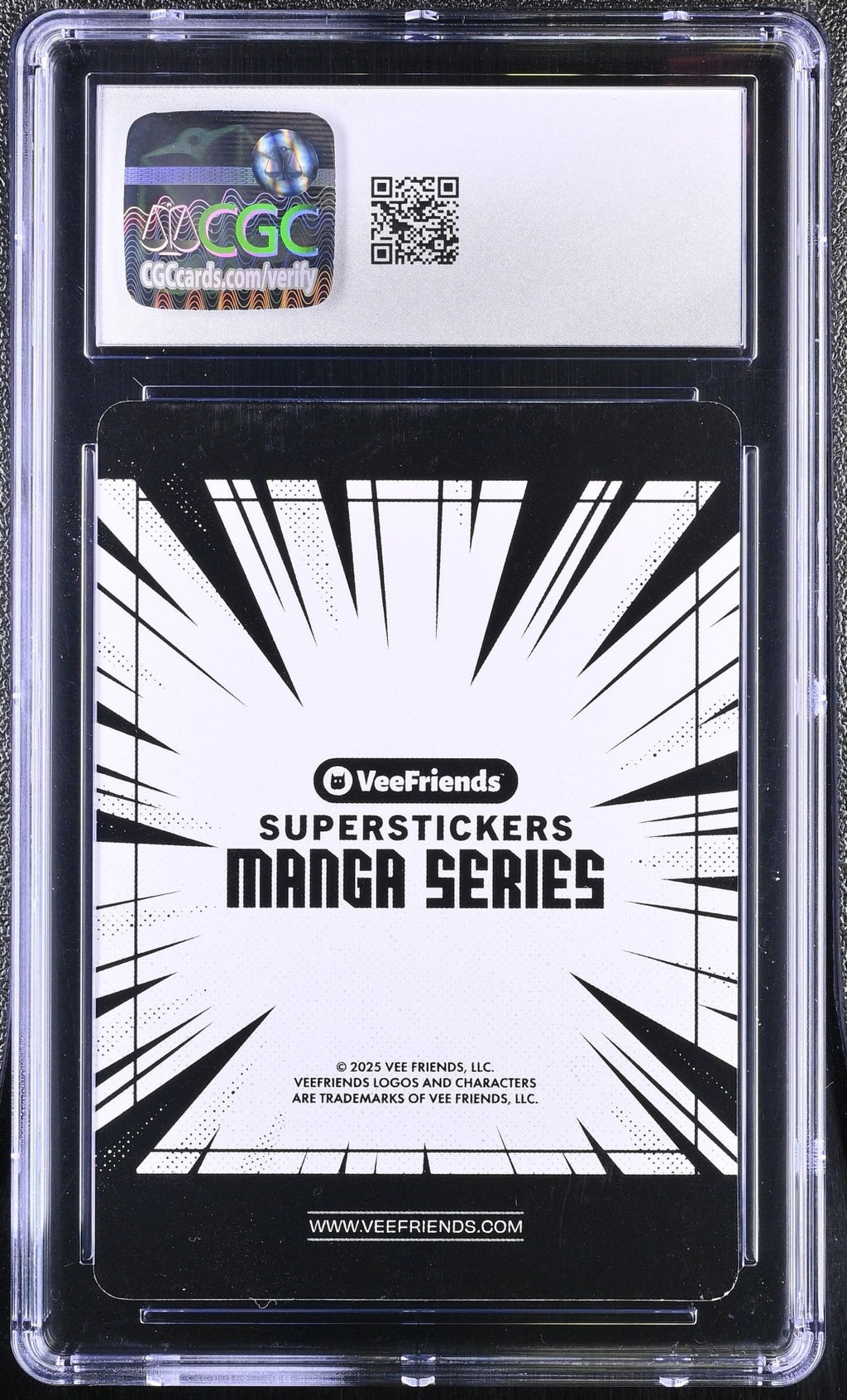 2025 VeeFriends Super Stickers Manga Series Adventurous Astronaut CGC 8.5Graded Sports Cards