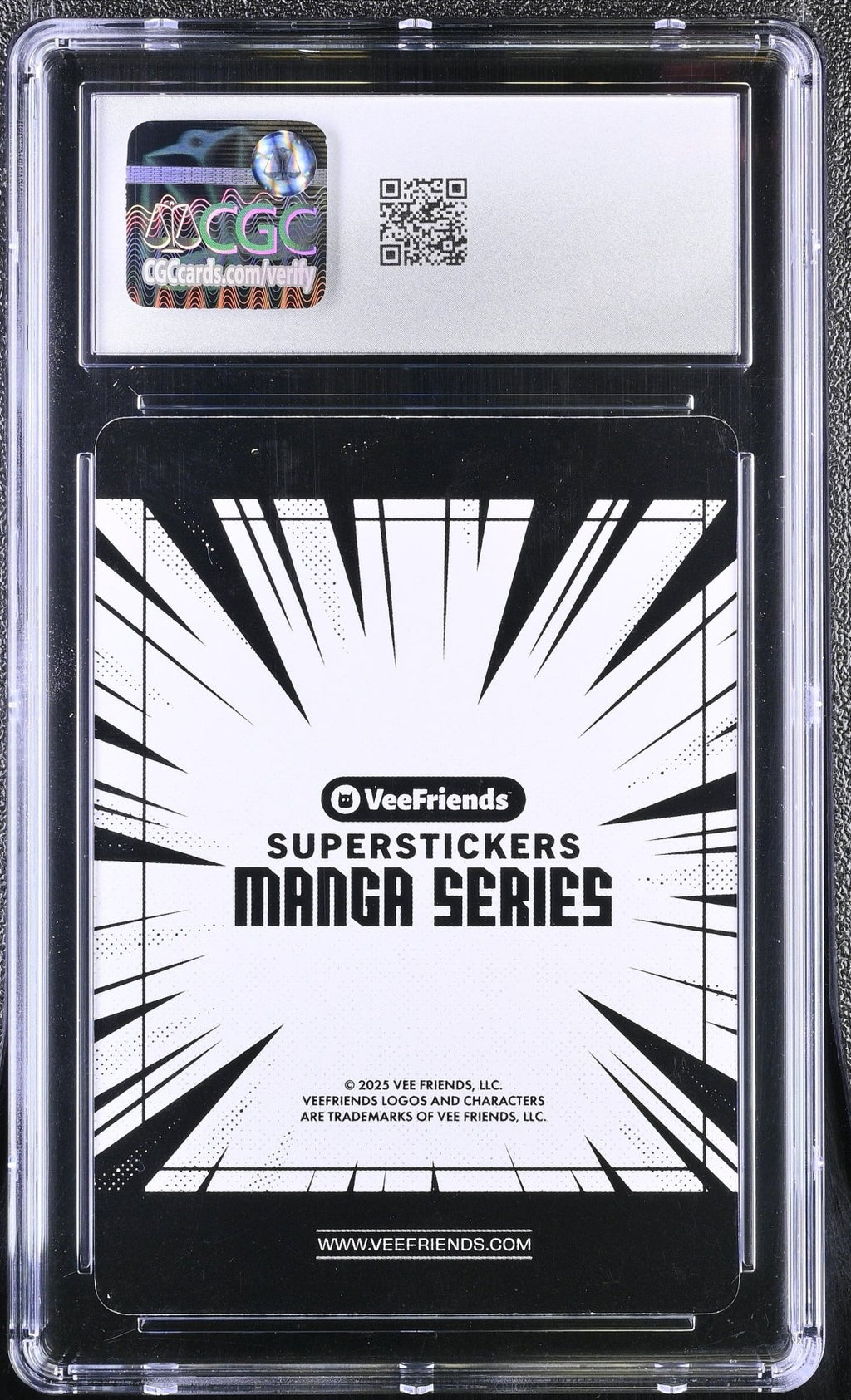 2025 Veefriends Super Stickers: Manga Bashful Blobfish CGC 9Graded Sports Cards