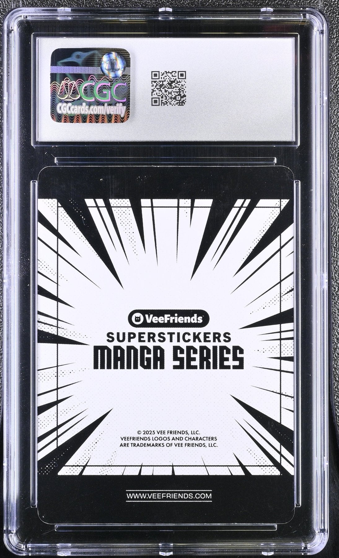 2025 Veefriends Super Stickers: Manga Bashful Blobfish CGC 9Graded Sports Cards