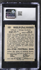 1949 Leaf Marlin Pat Harder 101 CGC 6Graded Sports Cards