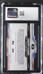 2025 Topps Chrome Sapphire UFC Cameron Saaiman 62 Green 42/75 CGC 9Graded Sports Cards