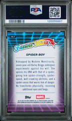 2025 Topps Chrome Marvel Future Stars Spider - Boy FS7 PSA 9Graded Non - Sports Cards