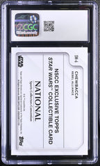 2025 Topps Chrome Star Wars The National Chewbacca SW - 6 Refractor CGC 9.5Graded Sports Cards