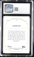 2024 Topps Disney Chrome Sapphire Geppetto 114 CGC 10Graded Non - Sports Cards