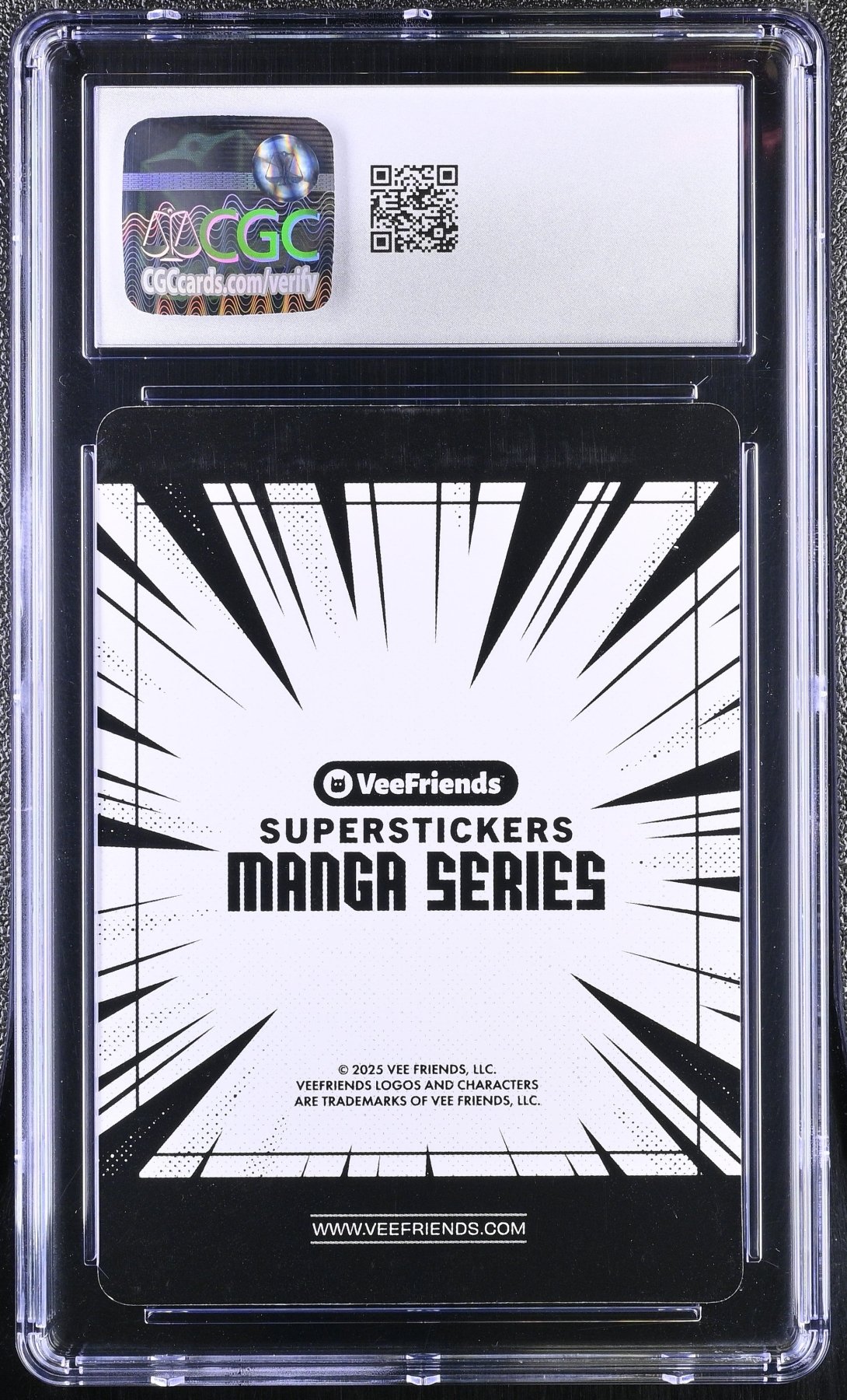 2025 VeeFriends Super Stickers Manga Series Articulate Armadillo CGC 8.5 Secondary image