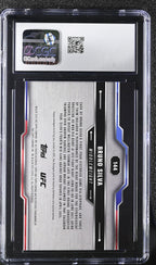 2025 Topps Chrome Sapphire UFC Bruno Silva 144 Padparadscha 1/1 CGC 10Graded Sports Cards