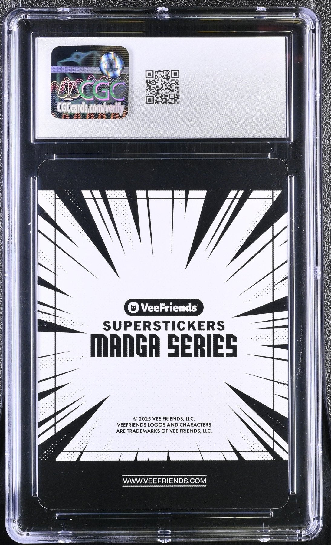 2025 Veefriends Super Stickers: Manga Tranquil Toad Green Splash /99 CGC 10 Secondary image
