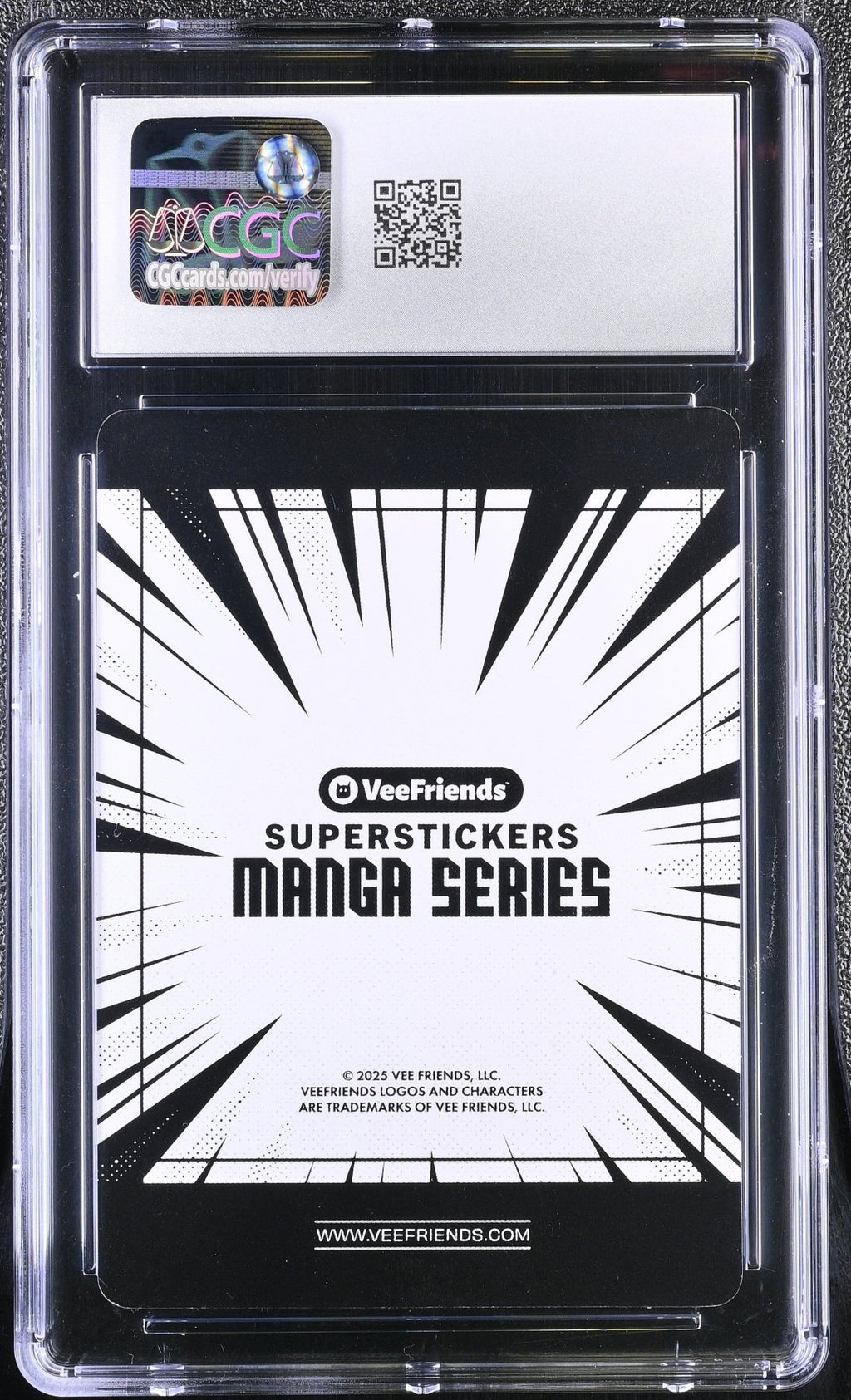 2025 Veefriends Super Stickers: Manga Tranquil Toad Green Splash /99 CGC 10Non - Sports Cards