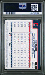 2025 Topps Chrome Jose Ramirez 12 Image Variation PSA 8Graded Sports Cards