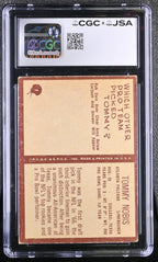 1967 Philadelphia Tommy Nobis 7 Hand Signed Auto Rookie CGC AuthenticGraded Sports Cards