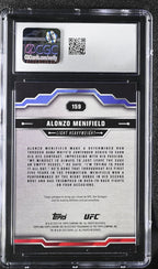 2025 Topps Chrome Sapphire UFC Alonzo Menifield 159 Green 04/75 CGC 10Graded Sports Cards