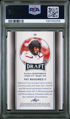2017 Leaf Draft Patrick Pat Mahomes II 56 Gold RC Rookie PSA 10Graded Sports Cards