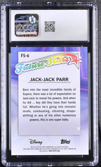2024 Topps Disney Chrome Jack - Jack Parr Future Stars FS - 6 CGC 9.5Graded Non - Sports Cards