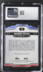 2025 Topps Chrome Sapphire UFC Brandon Moreno 46 Gold 16/50 CGC 10Graded Sports Cards
