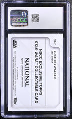 2025 Topps Chrome Star Wars The National Luke Skywalker SW - 2 Refractor CGC 9Graded Sports Cards