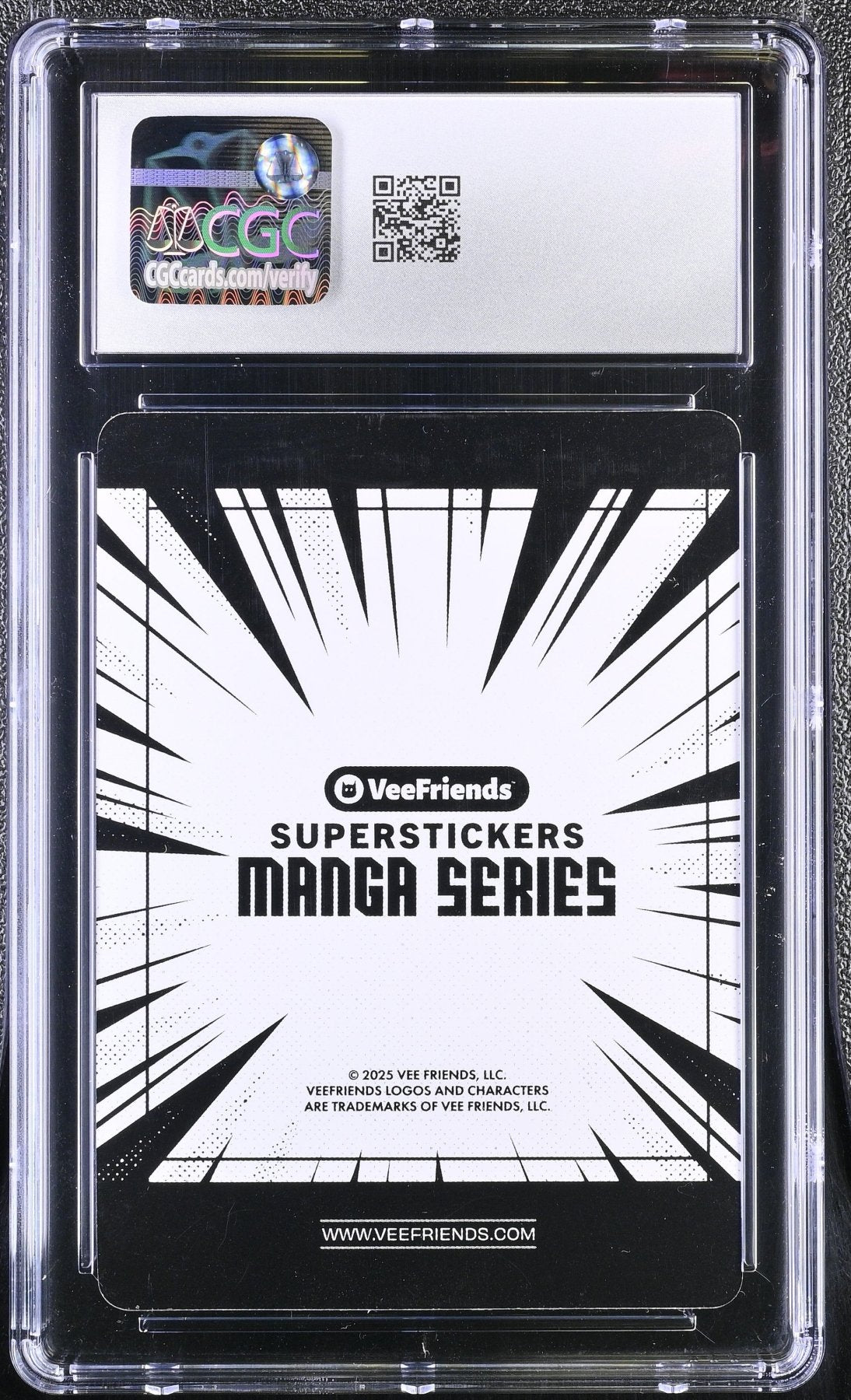 2025 Veefriends Super Stickers: Manga Headstrong Honey Badger CGC 9 Secondary image