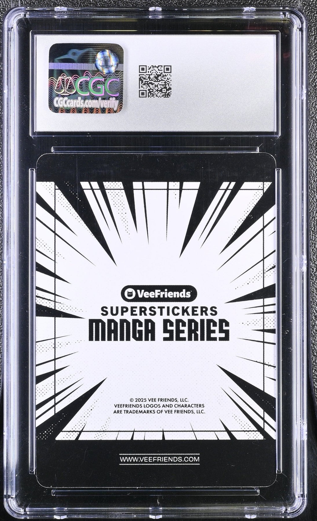 2025 Veefriends Super Stickers: Manga Headstrong Honey Badger CGC 9Graded Sports Cards
