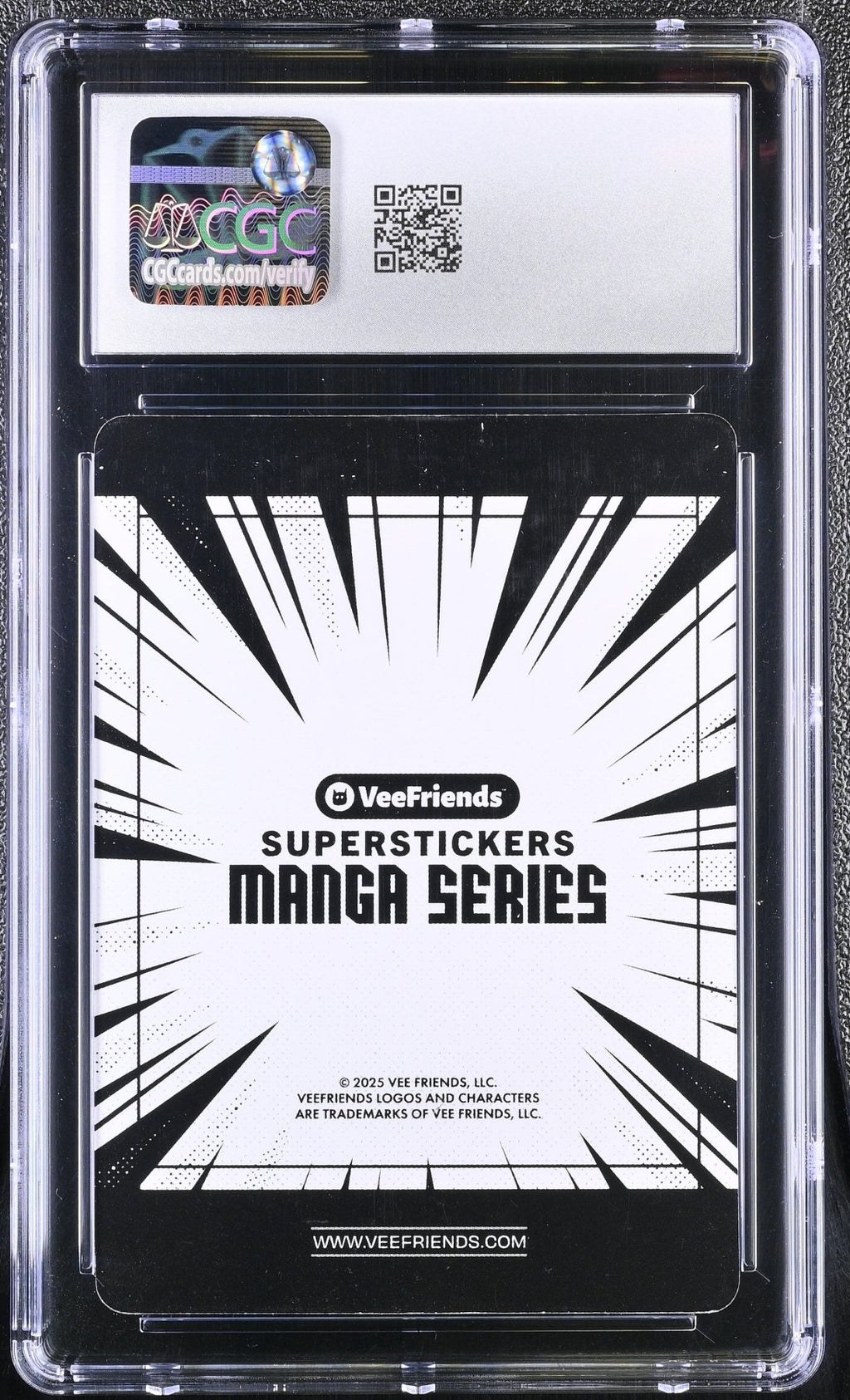 2025 Veefriends Super Stickers: Manga Tranquil Toad CGC 9Graded Sports Cards