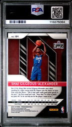 2018-19 Panini Prizm S. Gilgeous-Alexander #184 RC Rookie PSA 10