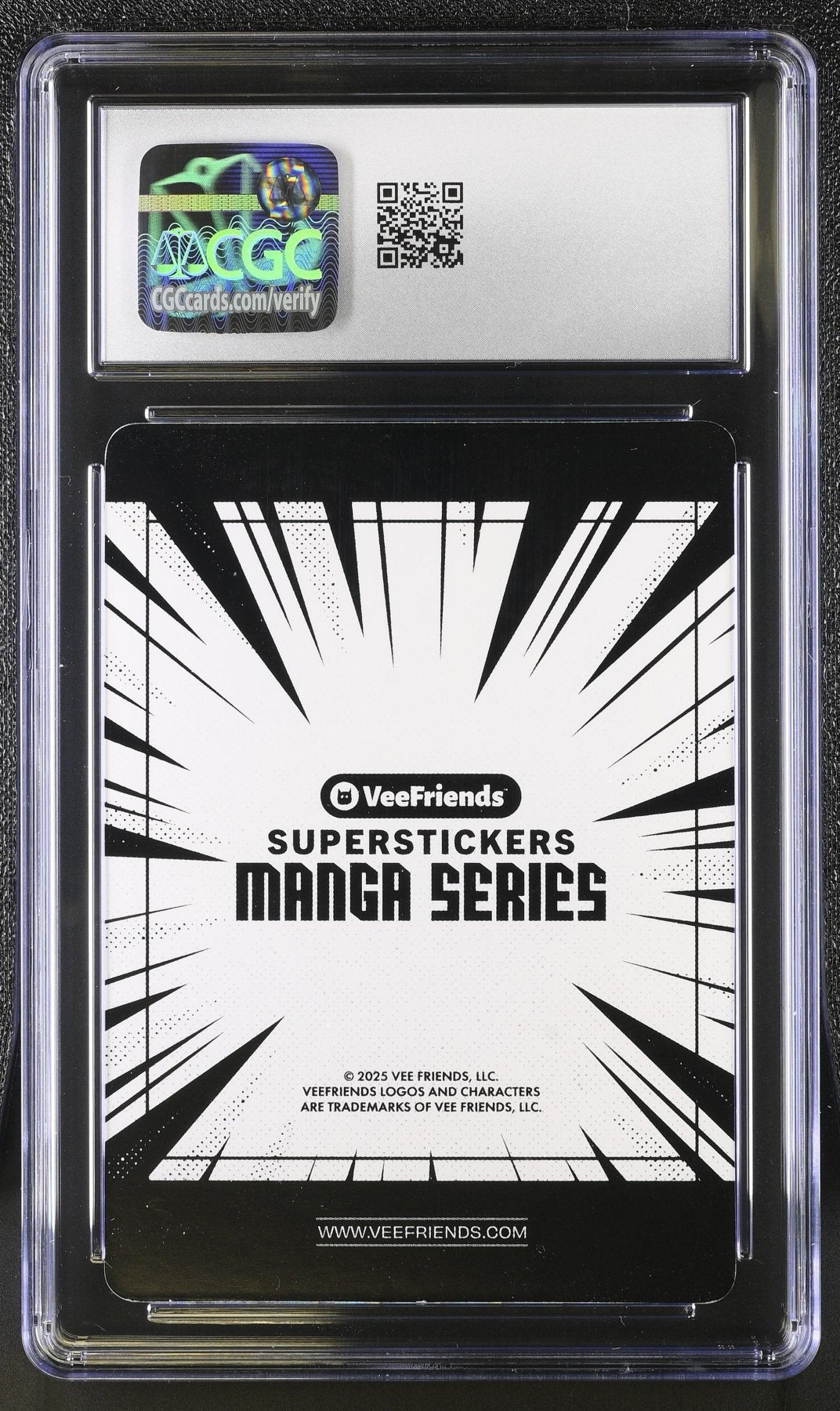 2025 Veefriends Super Stickers Manga Big Game Bandicoot /199 Yellow Splash CGC 8Graded Non - Sports Cards