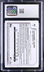 2025 Topps Chrome The National Luisangel Acuna MLB - 7 Refractor Rookie CGC 9.5Graded Sports Cards