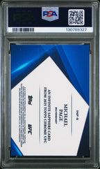 2025 Topps Chrome Sapphire UFC Infinite Sapphire Michael Page INF - 5 PSA 9Graded Sports Cards