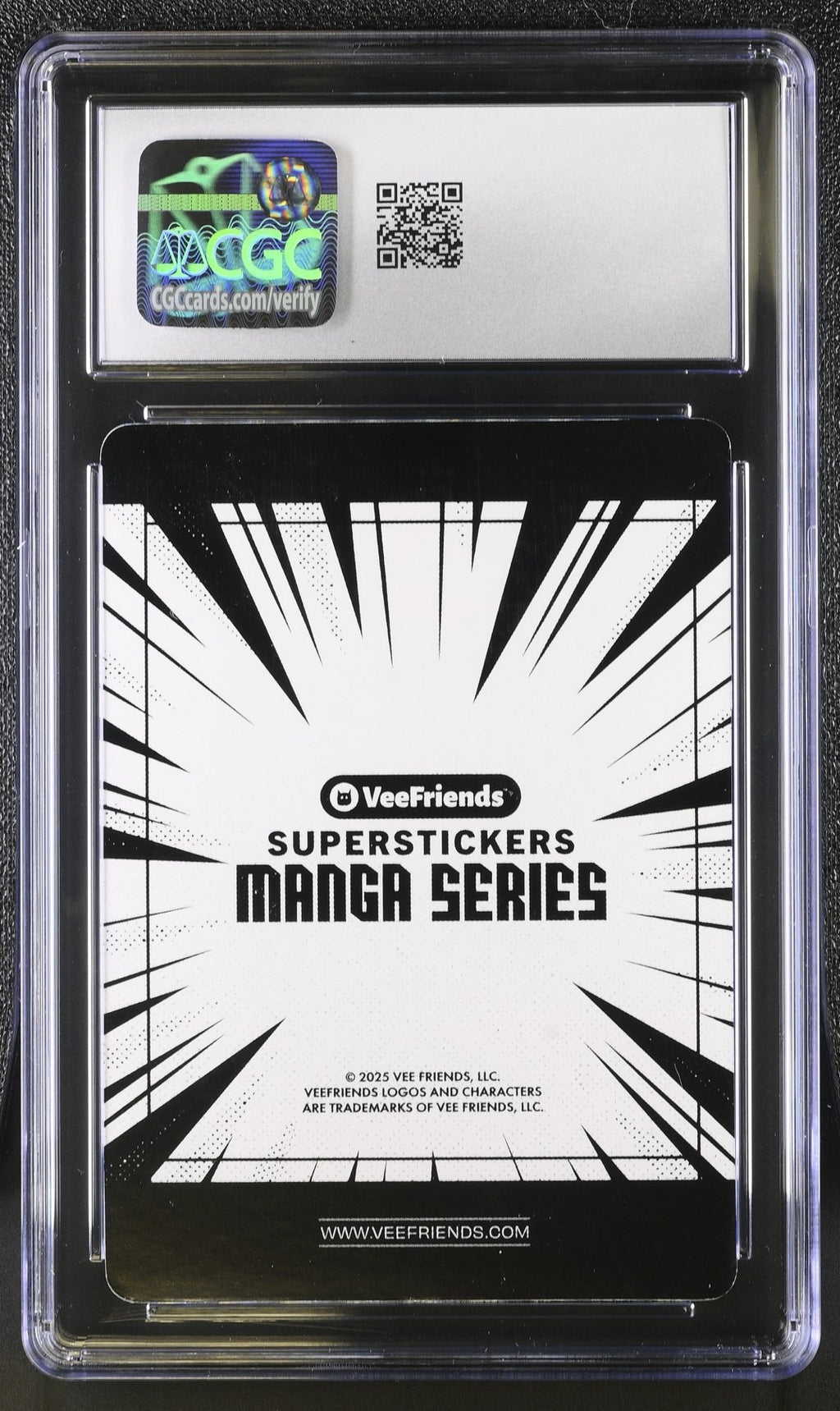 2025 Veefriends Super Stickers: Manga Protective Panther CGC 8Graded Sports Cards