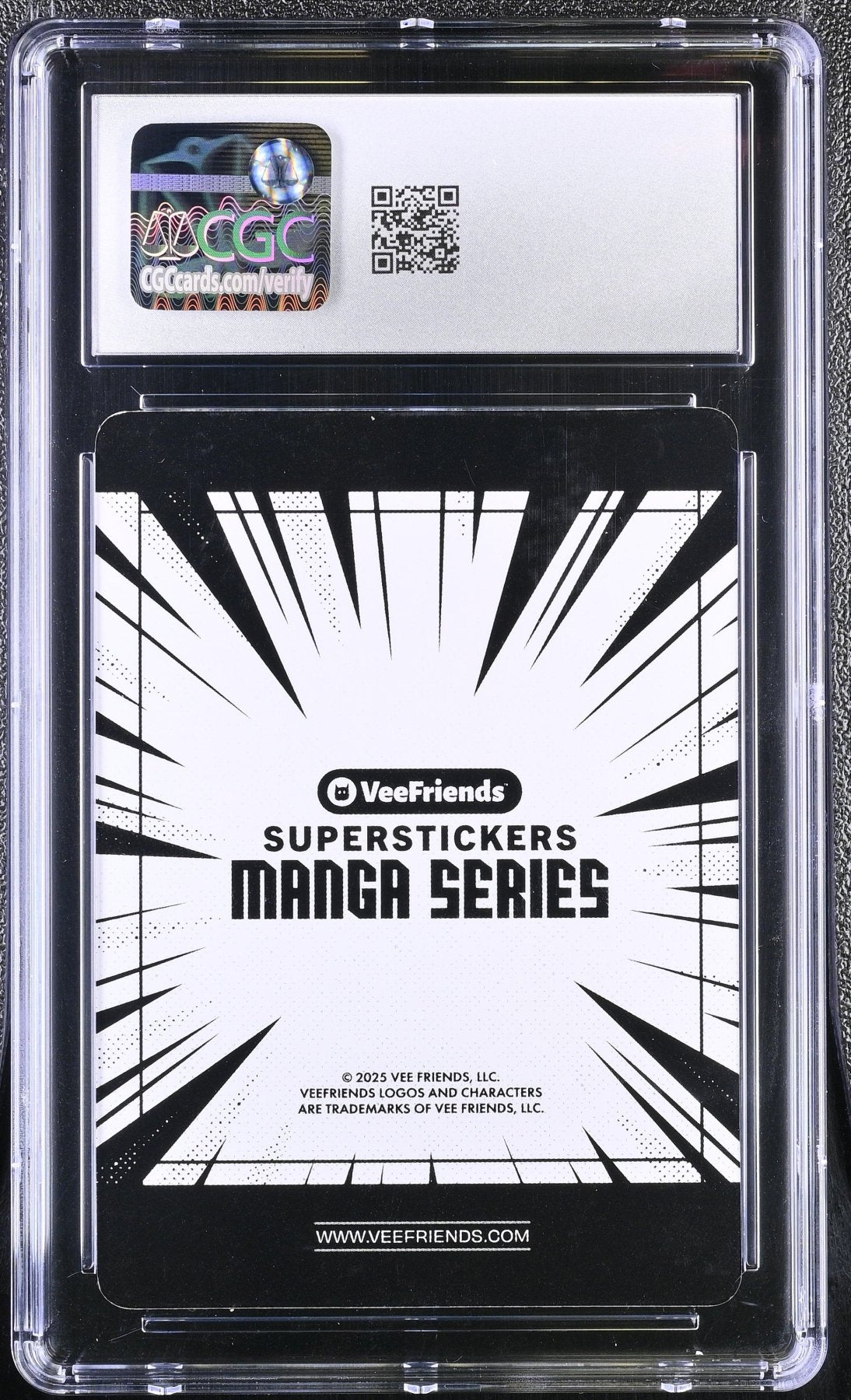 2025 Veefriends Super Stickers: Manga Boisterous Beaver Blue Splash /299 CGC 9.5 Secondary image