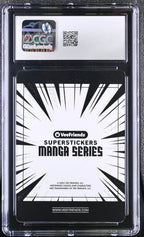 2025 Veefriends Super Stickers: Manga Positive Porcupine Purple Splash /55 CGC 8Graded Sports Cards