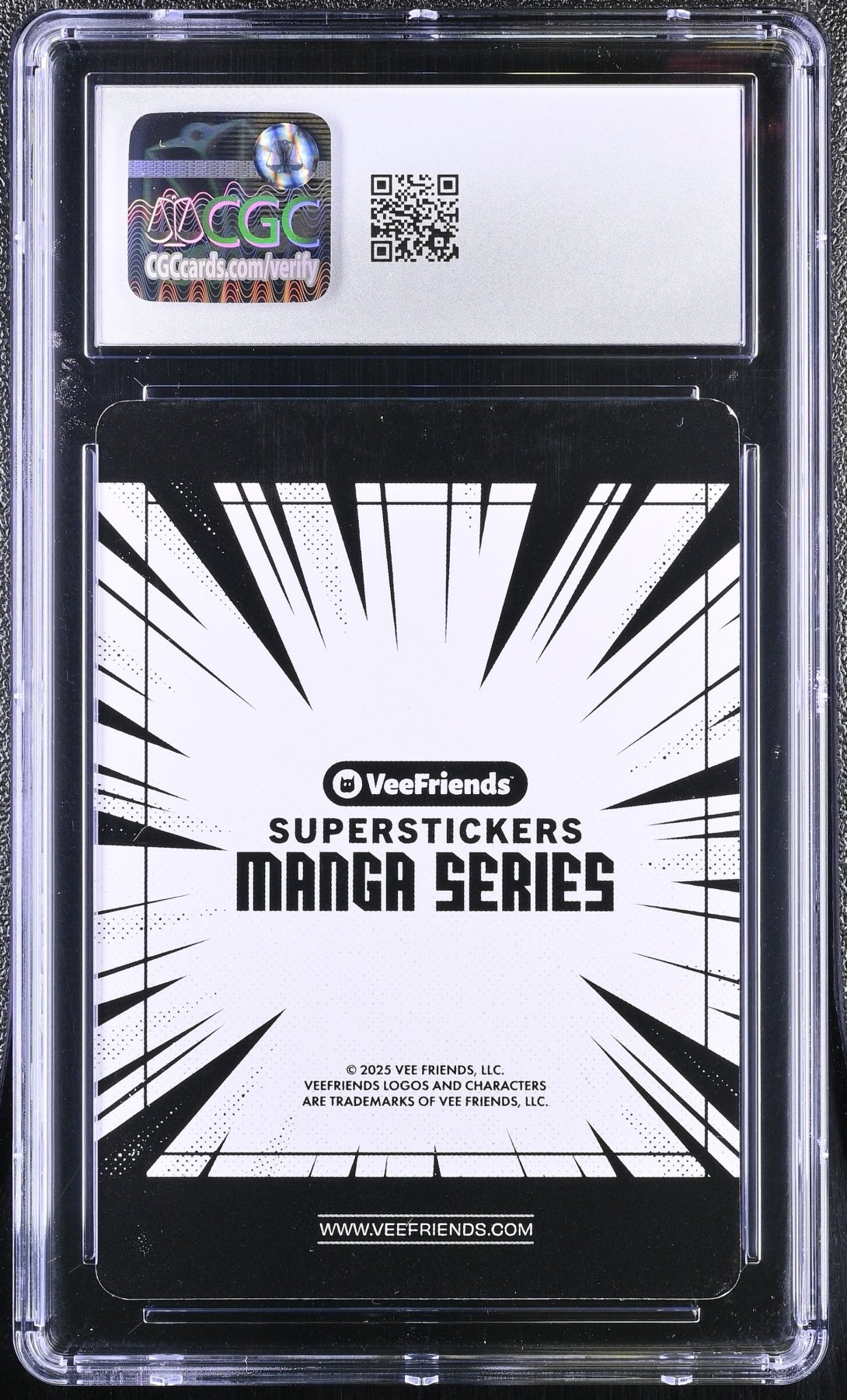 2025 VeeFriends Super Stickers Manga Series Big Game Bandicoot CGC 8 Secondary image