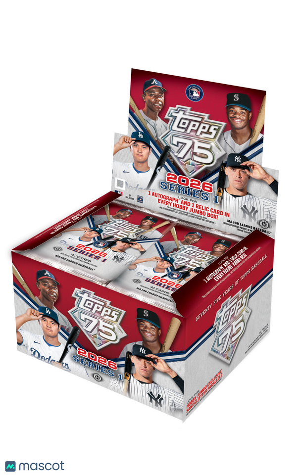2026 Topps Series 1 Baseball Jumbo Box