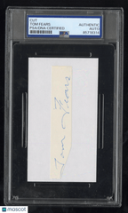 Tom Fears Cut Signature Auto PSA DNA AuthenticGraded Sports Cards