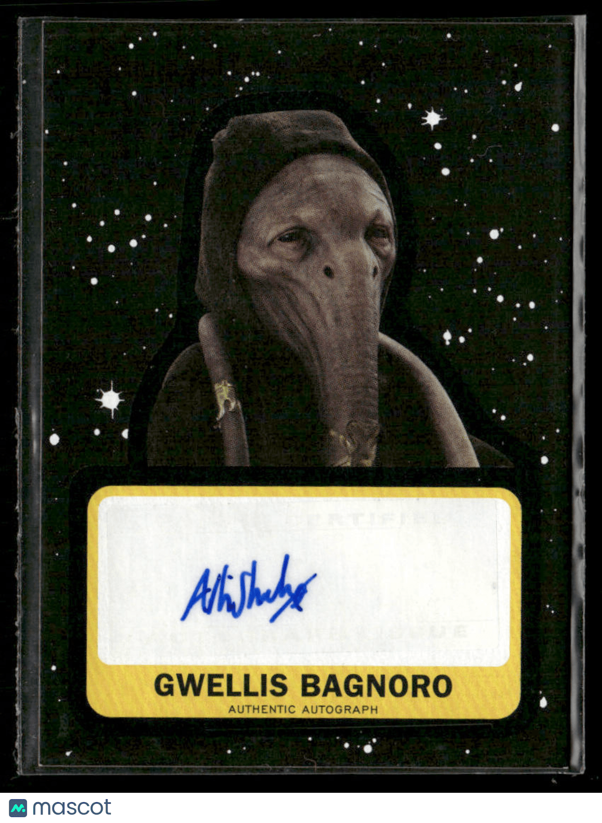 2019 Topps Star Wars Rise Of Skywalker Gwellis Bagnoro/Arti Shah /99 Auto A - ASNon - Sports Cards