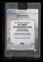 2023 Topps Luminaries Riley Greene HK - RG1 Red RC Rookie Auto 07/10Sports Cards