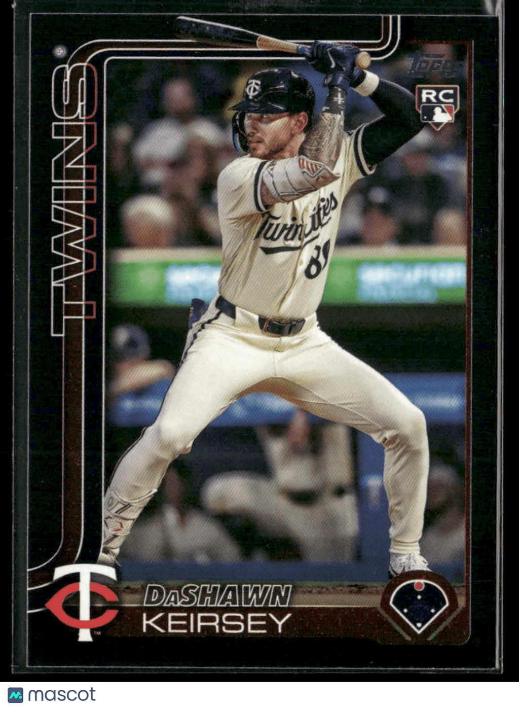 2025 Topps Series 2 DaShawn Keirsey 605 Black 67/74 RC RookieSports Cards
