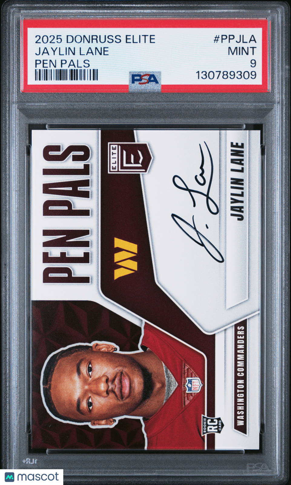 2025 Panini Donruss Elite Pen Pals Auto Jaylin Lane PP - JLA PSA 9Graded Sports Cards