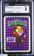 2025 VeeFriends Super Stickers Manga Series Big Game Bandicoot CGC 8Graded Sports Cards