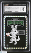 2025 Veefriends Super Stickers: Manga Kindred Kangaroo Black & White CGC 8Graded Non - Sports Cards