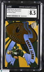 1998 Pacific Revolution Brett Favre 9 Prime Time Performers CGC 8.5Graded Sports Cards