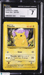 1999 Pokémon Pikachu 58/102 CGC 7Graded TCG/CCG