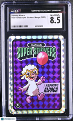 2025 VeeFriends Super Stickers Manga Series Aspiring Alpaca CGC 8.5Graded Sports Cards