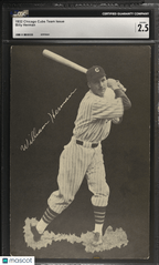 1932 Chicago Cubs Team Issue Billy Herman Jumbo Card CGC 2.5Graded Sports Cards