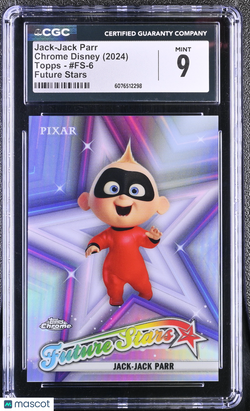 2024 Topps Disney Chrome Jack-Jack Parr Future Stars #FS-6 CGC 9