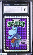 2025 Veefriends Super Stickers: Manga Helpful Hippo CGC 9Graded Sports Cards