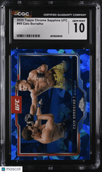 2025 Topps Chrome Sapphire UFC Caio Borralho 49 CGC 10Graded Sports Cards