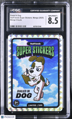2025 Veefriends Super Stickers: Manga Dialed In Dog Manga Clouds /399 CGC 8.5Graded Sports Cards