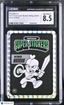 2025 Veefriends Super Stickers: Manga Kind Warrior Black & White CGC 8.5Graded Sports Cards