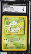 1999 Pokémon Bulbasaur 44/102 CGC 6Graded TCG/CCG
