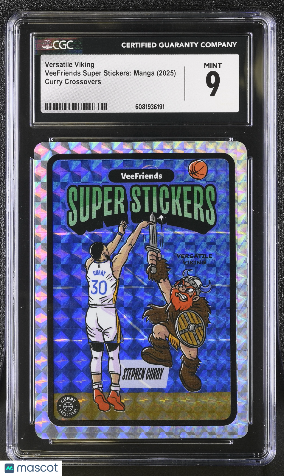 2025 Veefriends Super Stickers: Manga Versatile Viking Curry Crossovers CGC 9Graded Sports Cards
