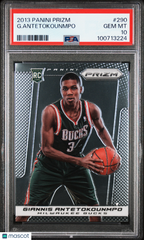 2013-14 Panini Prizm Basketball Giannis Antetokounmpo #290 RC Rookie PSA 10